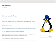 Tablet Screenshot of devhen.org